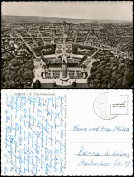 Ansichtskarte Karlsruhe Panorama-Ansicht Der "Fächerstadt" 1960 - Karlsruhe
