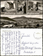 Hallenberg Mehrbildkarte Mit Café Pension Anthe, Auf Der Aue 1960 - Autres & Non Classés