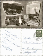Ansichtskarte Bernau Am Chiemsee Mehrbildkarte Mit 3 Ortsansichten 1962 - Autres & Non Classés