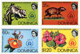 83736 MNH DOMINICA 1972 CONFERENCIA DE LAS NACIONES UNIDAS SOBRE EL MEDIO AMBIENTE - Dominica (...-1978)