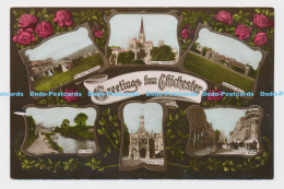 C011378 Greetings From Chichester. 1909. Multi View - Welt