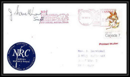 6554/ Espace (space) Lettre Cover Signé (signed Autograph) Churchill Research Range 20/4/1972 Canada  - Amérique Du Nord