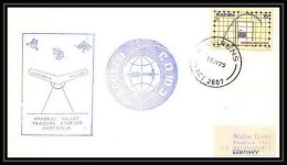 7626/ Espace (space Raumfahrt) Lettre (cover) 15/7/1975 Launch APOLLO Soyuz (soyouz Sojus) Australie (australia) - Oceania