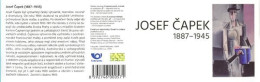 Booklet 1058 Czech Republic Josef Capek, The Organ Grinder 2020 - Neufs