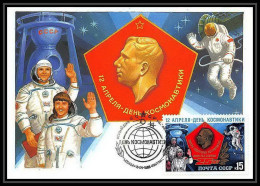 9190/ Espace (space Raumfahrt) Carte Maximum (card) 12/4/1985 Gagarine Gagarin (Russia Urss USSR) - UdSSR