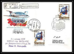 9157/ Espace (space Raumfahrt) Lettre (cover Briefe) 6/11/1984 N°5163 (Russia Urss USSR) - UdSSR
