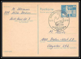 11162/ Espace (space) Entier Postal (Stamped Stationery) Allemagne (germany DDR) 4/10/1987 Spoutnik Sputnik 1  - Europe