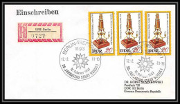 11172/ Espace (space Raumfahrt) Lettre Cover Allemagne (germany DDR) 12/2/1981 Venus 1 Berlin - Europe