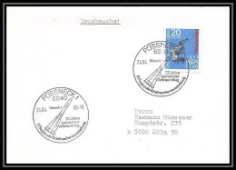 11124/ Espace (space Raumfahrt) Lettre (cover Briefe) 24/4/1986 Possneck Votsok 1 Allemagne (germany DDR) - Europe