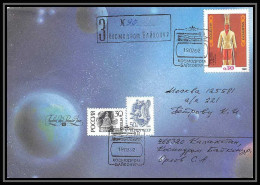 10614/ Espace (space Raumfahrt) Lettre (cover Briefe) 19/3/1992 Soyuz (soyouz Sojus) Tm-14 Mir Russie (russia) - UdSSR