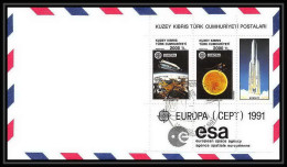 10540/ Espace (space Raumfahrt) Lettre (cover Briefe) 29/7/1991 Esa Europa 91 Turquie (Turkey) - Europa