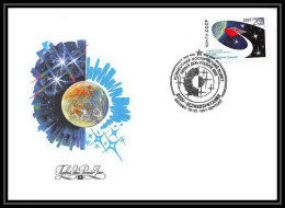 10324/ Espace (space Raumfahrt) Lettre (cover) 18/4/1991 Soyuz (soyouz Sojus) Start Tm-12 Noir (urss USSR) - Russie & URSS