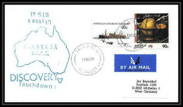10215/ Espace (space Raumfahrt) Lettre (cover) 11/10/1990 Shuttle (navette) Sts-41 Discovery Australie (australia) - Oceania