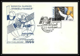 10202/ Espace (space Raumfahrt) Lettre (cover Briefe) 15/11/1990 Oberth Intelsat Roumanie (Romania) - Europe