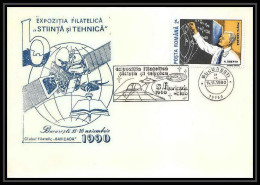 10201/ Espace (space Raumfahrt) Lettre (cover Briefe) 14/11/1990 Oberth Stinta Si Tehnica Roumanie (Romania) - Europe