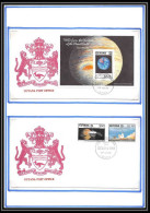 12049 2 Fdc (premier Jour) 1992 Space Year Guyane (guyana) Espace (space Raumfahrt) Lettre (cover Briefe) - Africa