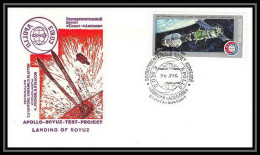 11918/ Espace (space Raumfahrt) Lettre (cover Briefe) Russia Urss USSR Landing Soyuz (soyouz Sojus) 21/7/1975 - Russia & USSR