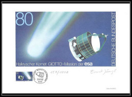 11834/ Espace (space) Lithographie Numérotée Signé (signed Autograph) 14/10/1982 Gregorian Kalender Allemagne (bund) - Europe