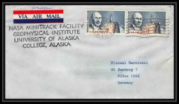 11762/ Espace (space) Lettre (cover) Signé (signed Autograph) 23/3/1965 Gemini 3 Alaska Usa  - USA