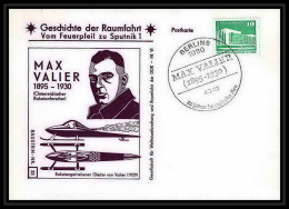 11681/ Espace (space Raumfahrt) Lettre Cover Valier Geschichte Der Spoutnik Sputnik Allemagne (germany DDR) - Europa