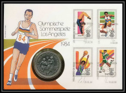 11579/ Lettre (cover Numisbrief Monnaies Coins) Olympische Summer Spiele Los Angeles 29/7/1984 Allemagne (germany) - Briefe U. Dokumente