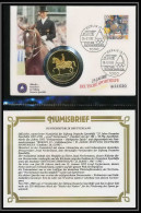 11526/ Lettre (cover Numisbrief Monnaies Coins) Deusche Sporthilfe (chevaux Horse Horses) 26/5/1992 Allemagne (germany) - Lettres & Documents