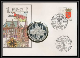 11555/ Lettre (cover Numisbrief Monnaies Coins) Bremen 13/8/1992 Allemagne (germany) - Briefe U. Dokumente
