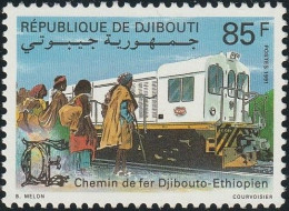 DJIBOUTI 1991/92  -  DJIBOUTO-ETHIOPIAN RAILWAY   2v    -   DJIBOUTI - Djibouti (1977-...)