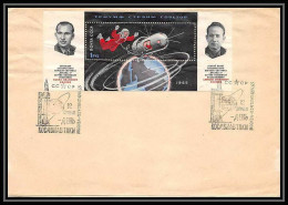 11241/ Espace (space) Lettre (cover) 12/4/1965 Voskhod 2 Bloc 37 Gagarine Gagarin Leonov Urss USSR - Russia & USSR