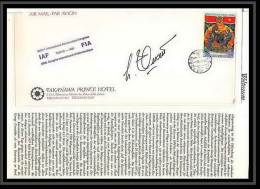 11237/ Espace (space) Lettre (cover) Signé (signed Autograph) Astronautical Congress Tokyo (urss USSR) 10/1/1981 - Russia & USSR