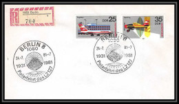11189/ Lettre Cover Allemagne (germany DDR) Avion (plane Planes Avions) Leipzig 24/7/1981 Polarfahrt Lz 127 - Avions