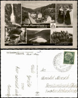 Bad Rippoldsau-Schapbach Mehrbild-AK Ortsansichten U. Burgbach-Wasserfall 1959 - Bad Rippoldsau - Schapbach