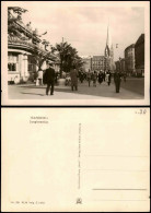 Ansichtskarte Hamburg Jungfernstieg, Belebt Vor Alterpavillon 1955 - Other & Unclassified