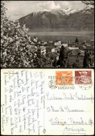 Ansichtskarte Lugano Stadt, Baumblüte 1955 - Other & Unclassified