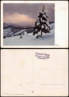 Winter-Ansichtskarten (Schnee/Eis) / Stimmungsbild Tanne Im Gebirge 1928 - Non Classés