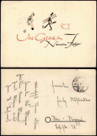 Neujahr Sylvester New Year Glücksfee Schornsteinfeger  1946 Handmade Nachgebühr - Nouvel An