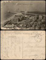 CPA Le Tréport Panorama Pris Des Terrasses Hafen Port 1914 - Autres & Non Classés