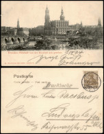 Ansichtskarte Dresden Von Der Neustadt Aus Gesehen. 1904 - Dresden