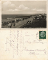 Ansichtskarte Cuxhaven Strandbad Kugelbake 1935 - Cuxhaven