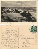 Ansichtskarte Ahlbeck (Usedom) Dünen Am Meeresstrand - Segelboot 1934 - Autres & Non Classés