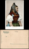 Ansichtskarte .Baden-Württemberg Schwarzwälderin. Frau In Tracht 1908 - Other & Unclassified