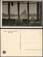 Ansichtskarte Köln Rheinpark, Restaurant Innen - Dom 1928 - Koeln