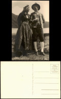 Ansichtskarte .Tirol Lechtaler Trachten, Tirol - Mann & Frau 1940 - Other & Unclassified