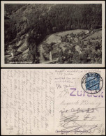 Ansichtskarte Treseburg Blick Auf Die Stadt 1955  Gel. Stempel ZURÜCK - Autres & Non Classés