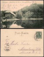 Karlsruhe Lauterberg Schwarzwaldhaus 1902  Gel. Bahnpoststempel Mannheim - K - Karlsruhe
