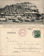 Ansichtskarte Oybin Der Berg Im Winter 1913 - Oybin