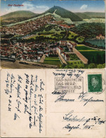 Ansichtskarte Bad Nauheim Stadt, Bahnhof - Künstlerkarte 1929 - Bad Nauheim