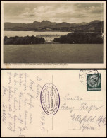 Ansichtskarte Chiemsee Herrenchiemsee / Herreninsel Mit Schloss 1935 - Chiemgauer Alpen