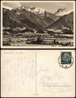 Ansichtskarte Oberstdorf (Allgäu) Totale 1934 - Oberstdorf