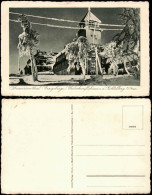 Ansichtskarte Oberwiesenthal Fichtelberghaus Im Winter 1928 - Oberwiesenthal
